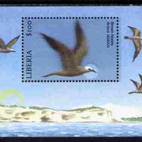 Liberia 2010 Birds perf m/sheet - Brown Noddy unmounted mint.