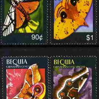 St Vincent - Bequia 2010 Butterflies perf set of 3 unmounted mint