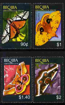 St Vincent - Bequia 2010 Butterflies perf set of 3 unmounted mint