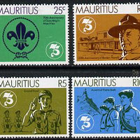 Mauritius 1982 75th Anniversary of Scouting set of 4 unmounted mint, SG 635-38