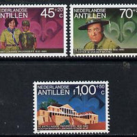 Netherlands Antilles 1981 Scout Anniversary set of 3 unmounted mint, SG 757-59*