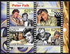 Guinea - Bissau 2011 Tribute to Peter Falk (actor) perf sheetlet containing 4 values unmounted mint