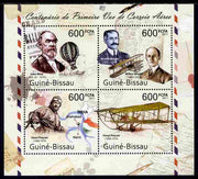 Guinea - Bissau 2011 Centenary of First Airmail Flight perf sheetlet containing 4 values unmounted mint
