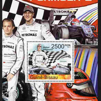 Guinea - Bissau 2011 Formula 1 - Michael Schumacher perf s/sheet unmounted mint