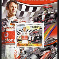 Guinea - Bissau 2011 Formula 1 - Lewis Hamilton perf s/sheet unmounted mint