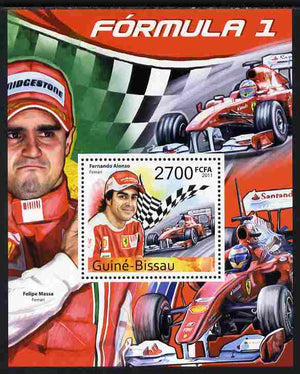 Guinea - Bissau 2011 Formula 1 - Fernando Alonso perf s/sheet unmounted mint