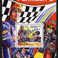 Guinea - Bissau 2011 Formula 1 - Sebastian Vettel perf s/sheet unmounted mint