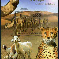 Togo 2011 Ecosystem of Africa - Animals of the Sahara Desert perf s/sheet unmounted mint