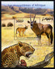 Togo 2011 Ecosystem of Africa - Animals of the Kalahari Desert perf s/sheet unmounted mint