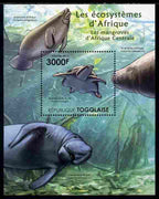 Togo 2011 Ecosystem of Africa - Animals of the Central Mangrove perf s/sheet unmounted mint