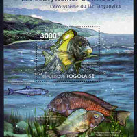 Togo 2011 Ecosystem of Africa - Animals of the Lake Tanganyika perf s/sheet unmounted mint
