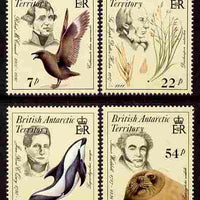 British Antarctic Territory 1985 Early Naturalists set of 4 unmounted mint SG 143-46