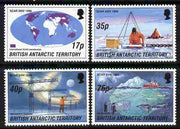 British Antarctic Territory 1996 Scientific Committee on Antarctic Research perf set of 4 unmounted mint SG 260-63