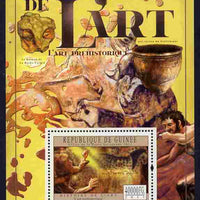 Guinea - Conakry 2011 History of Art - Prehistoric perf m/sheet unmounted mint