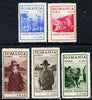 Rumania 1931 Scout Exhibition set of 5 (mounted mint),,Mi 413-17