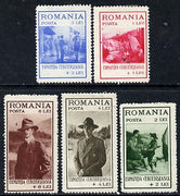 Rumania 1931 Scout Exhibition set of 5 (mounted mint),,Mi 413-17