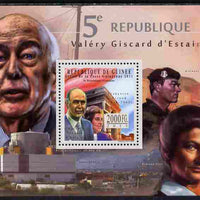 Guinea - Conakry 2011 Fifth French Republic perf m/sheet #3 unmounted mint