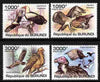 Burundi 2011 Birds of Prey perf set of 4 values unmounted mint