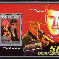 Guinea - Conakry 2011 50th Birth Anniversary of George Clooney perf s/sheet unmounted mint Michel BL 1969