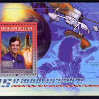 Guinea - Conakry 2011 25th Anniversary of Challenger Space Shuttle Disaster perf s/sheet unmounted mint Michel BL 1971