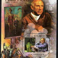 Mozambique 2011 Paintings by Pablo Picasso perf s/sheet containing octagonal shaped value unmounted mint