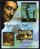 Mozambique 2011 Paintings by Salvador Dali perf s/sheet containing octagonal shaped value unmounted mint