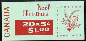 Canada 1968 Christmas $1.00 booklet (ordinary) SB 65
