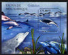 Mozambique 2011 Dolphins perf s/sheet containing octagonal shaped value unmounted mint
