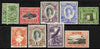 Tonga 1942-49 Pictorial set of 9 complete Script CA mounted mint SG 74-82