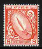 Ireland 1940-68 definitive 8d scarlet Single 'E' watermark unmounted mint SG 119c