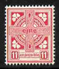 Ireland 1940-68 definitive 11d rose Single 'E' watermark unmounted mint SG 1121b