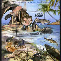 Togo 2011 Ecosystem of Africa - The Mediterranean Sea perf s/sheet unmounted mint
