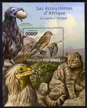 Togo 2011 Ecosystem of Africa - The Horn of Africa perf s/sheet unmounted mint