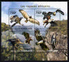 Togo 2011 Raptors of Africa perf sheetlet containing 4 values unmounted mint