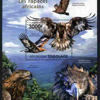 Togo 2011 Raptors of Africa perf s/sheet unmounted mint