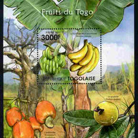 Togo 2011 Fruits of Togo perf s/sheet unmounted mint