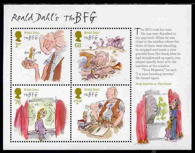 Great Britain 2011 Roald Dahl Anniversary perf m/sheet unmounted mint