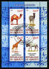 Djibouti 2011 African Fauna - Camels, Zebra & Giraffe perf sheetlet containing 4 values cto used