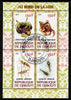 Djibouti 2011 Fauna of the Sea Shore perf sheetlet containing 4 values cto used