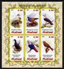 Malawi 2011 Birds imperf sheetlet containing 6 values unmounted mint