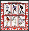 Malawi 2011 Legends of Football perf sheetlet containing 6 values cto used