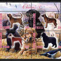 Chad 2012 Dogs #1 perf sheetlet containing 4 values cto used