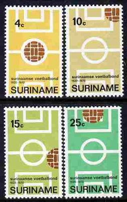Surinam 1970 Football Association set of 4 unmounted mint, SG 679-82