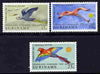 Surinam 1971 25th Anniversary of Air Service set of 3 unmounted mint, SG 689-91