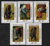 Surinam 1971 Child Welfare - Brueghel Paintings set of 5 unmounted mint, SG 704-8