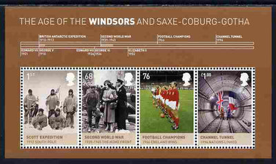 Great Britain 2012 The Age of the Windsors perf m/sheet unmounted mint