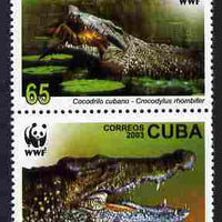 Cuba 2003 WWF - Crocodiles perf set of 4 unmounted mint SG 4692-95