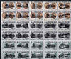 Kalmikia Republic - Trains opt set of 30 values, each design opt'd on,pair of Russian defs (total 60 stamps) unmounted mint