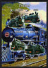 Malawi 2012 Steam Locomotives #09 imperf sheetlet containing 4 values unmounted mint