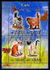 Malawi 2012 Domestic Cats perf sheetlet containing 4 values cto used